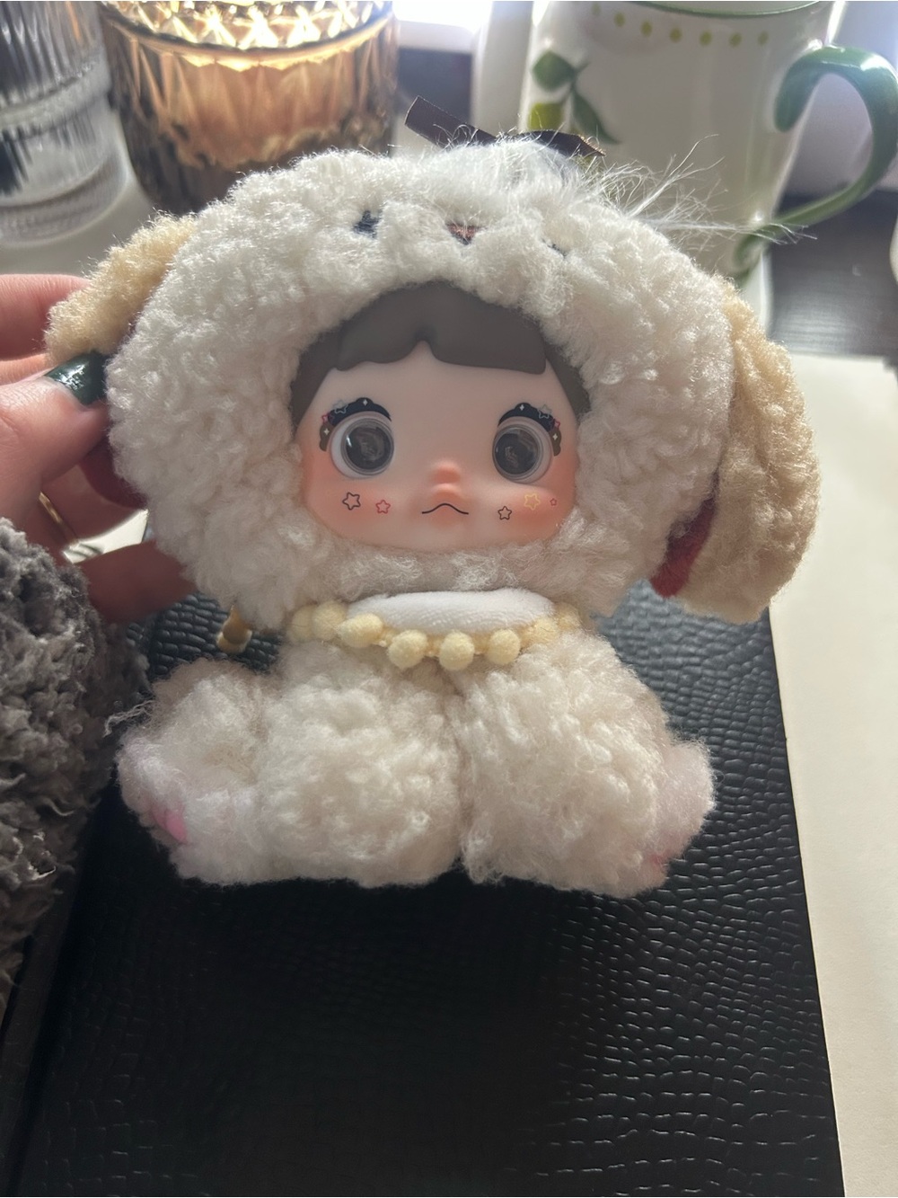 Nommi plush keychain- dog